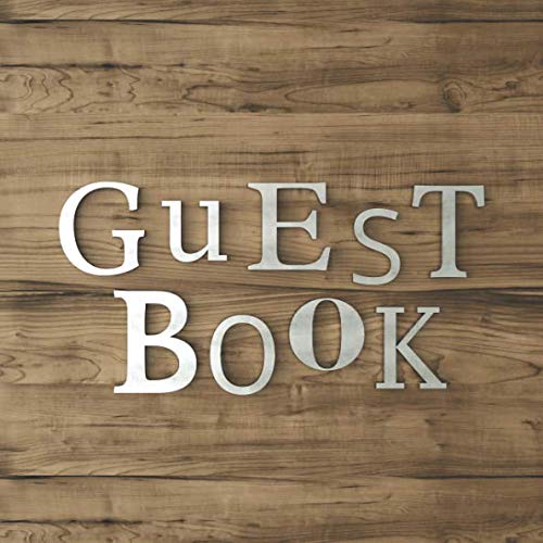 Guest Book: Guest Book for Vacation Home - 150 Pages - Vintage Wood Edition